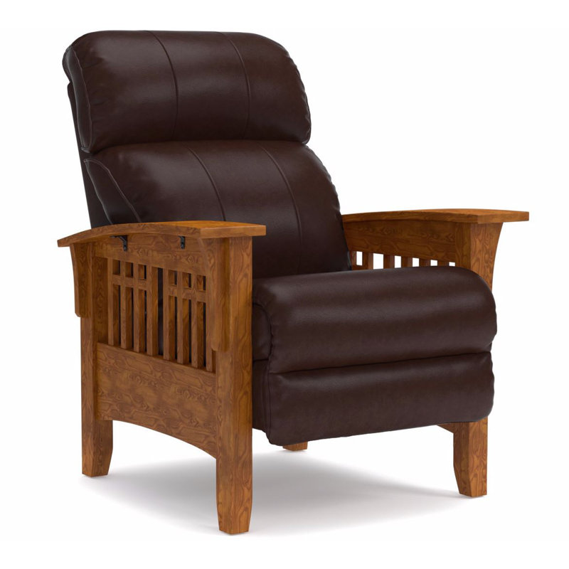 LaZBoy Eldorado Leather Manual Recliner & Reviews Wayfair